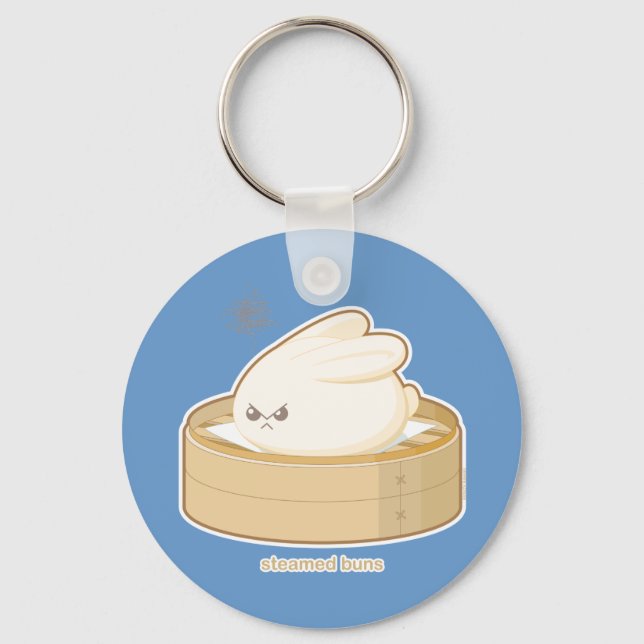 Steamed Buns Key Ring (Front)