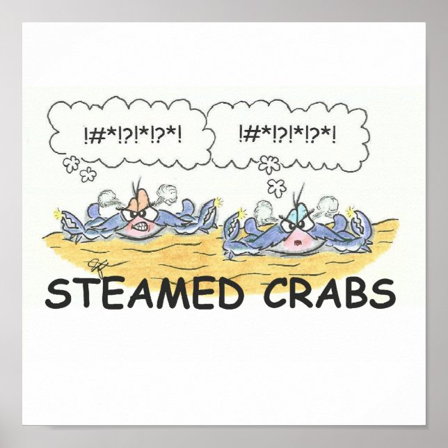 Steamed Crab Print (Front)