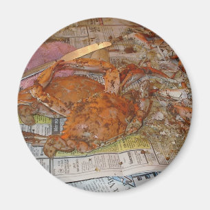 STEAMED CRABS YUMMY MAGNET