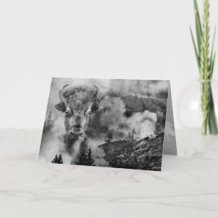 "Steamed" - Folded Greeting Card