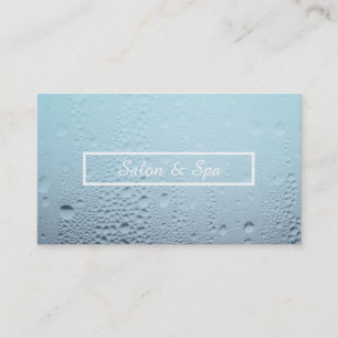 steamed glass spa appointment reminder card