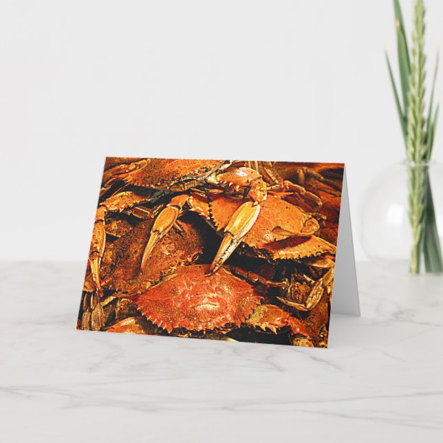 Steamed Maryland Hard Crabs Card (Front)