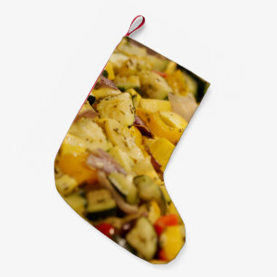 Steamed Vegetables Small Christmas Stocking