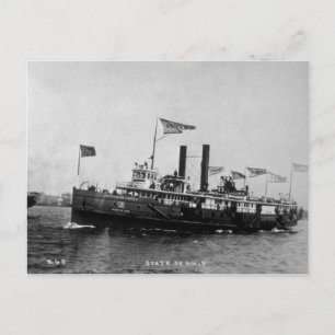 Steamer City of Ohio - Louis Pesha Photo Postcard