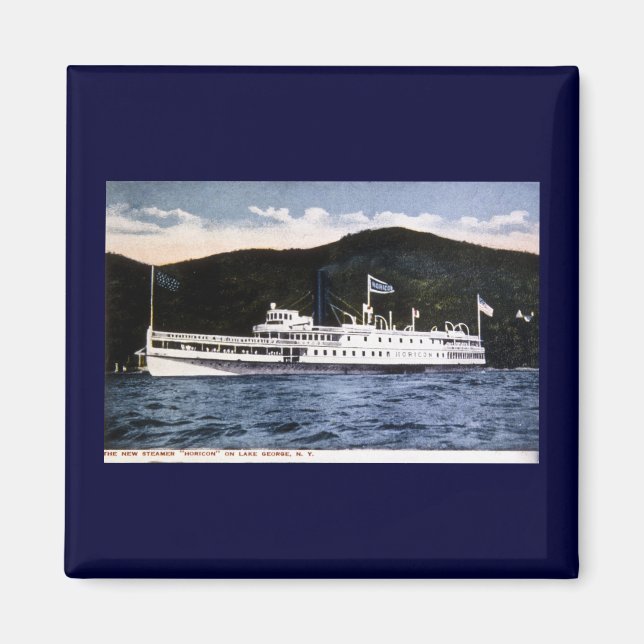 Steamer "Horicon" on Lake George, New York Magnet (Front)
