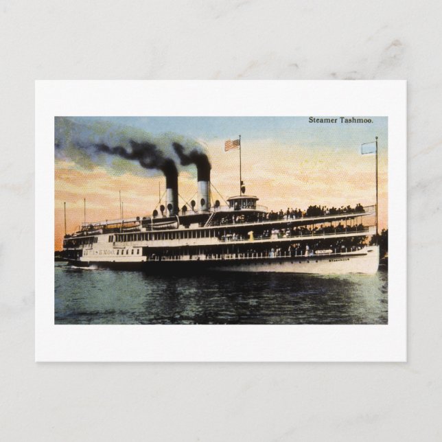 Steamer Tashmoo Postcard (Front)