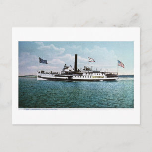 Steamer Ticonderoga on Lake Champlain Postcard
