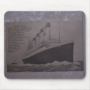 steamer titanic mouse mat