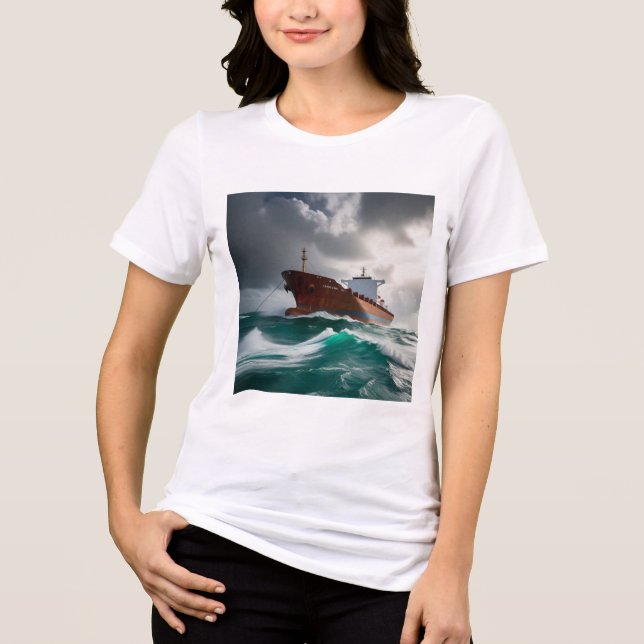 Steamer  Tri-Blend shirt (Front)