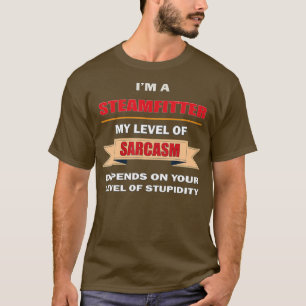Steamfitter gift Sarcasm Plumber Pipefitter T-Shirt