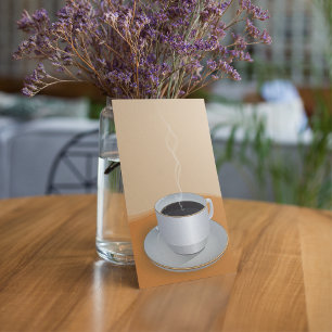 Steaming Hot Coffee Invitation