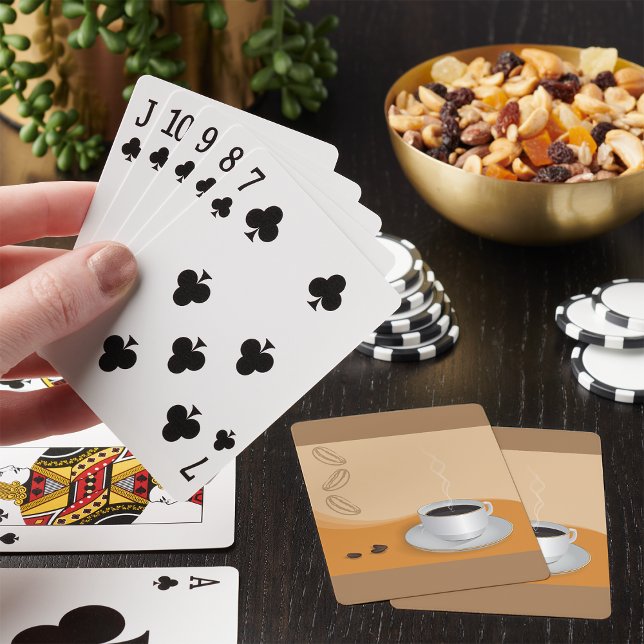 Steaming Hot Coffee Playing Cards (Creator Uploaded)