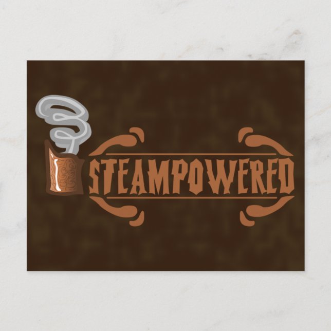 Steampowered Postcard (Front)