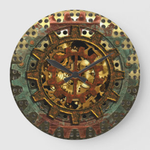 Steampunk 11A Image Options Wall Clock