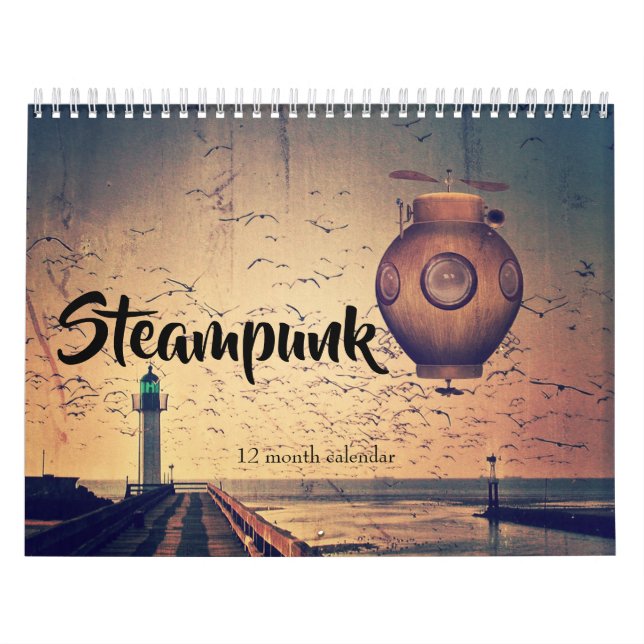 Steampunk 2027 Fantasy Calendar (Cover)