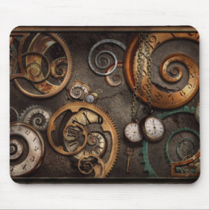 Steampunk - Abstract - Time is complicated Mouse Mat
