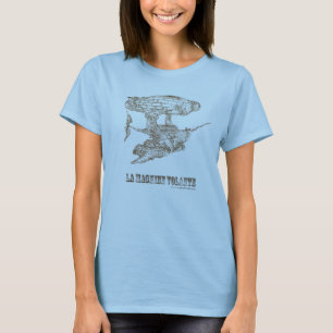 Steampunk Airship baby doll tee