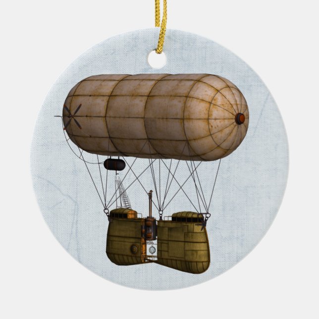 Steampunk Airship Ornament (Front)