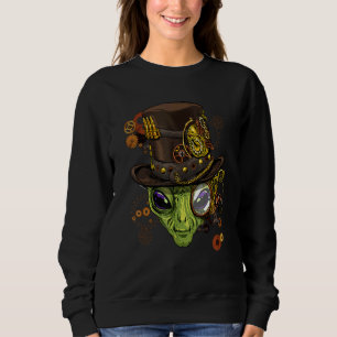 Steampunk Alien Steampunk For Women & Men Sweatshirt