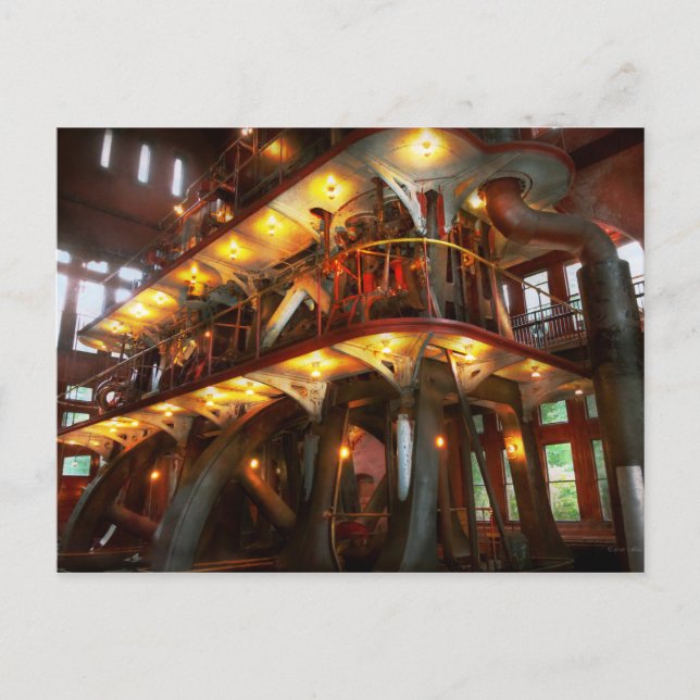 Steampunk - Allis does all the work Postcard (Front)