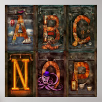 Steampunk - Alphabet - Complete Alphabet