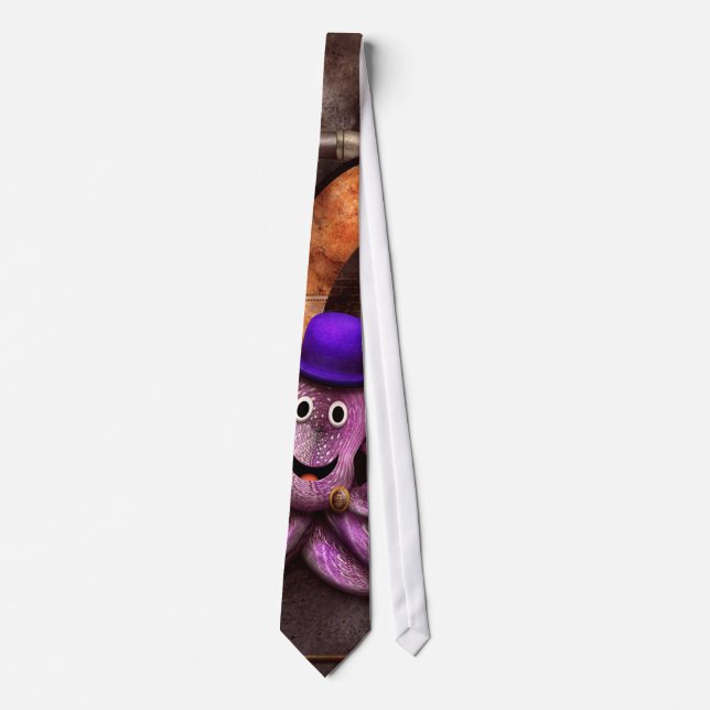 Steampunk - Alphabet - O is for Octopus Tie (Front)