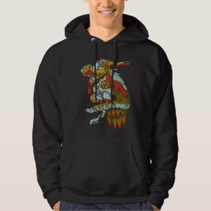 Steampunk American Eagle Bird Birder Fantasy Read Hoodie