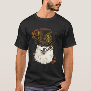 Steampunk American Eskimo Dog Steampunk Lovers Gif T-Shirt