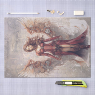 Steampunk Angel Tissue Paper