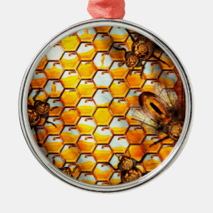 Steampunk - Apiary - The hive Metal Tree Decoration