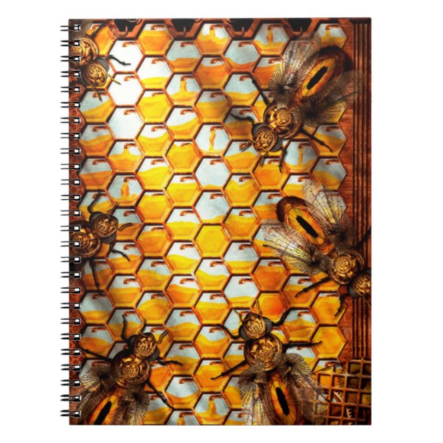 Steampunk - Apiary - The hive Notebook (Front)