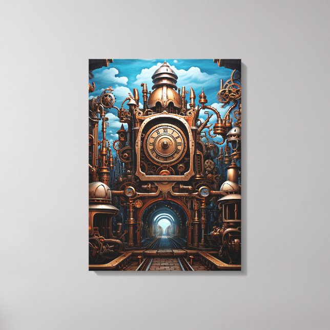 Steampunk Art Canvas Art (Front)