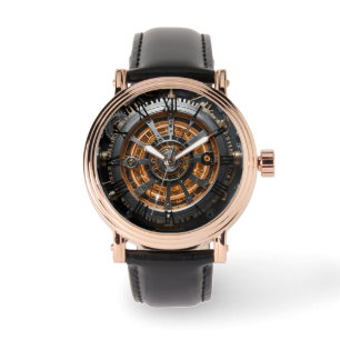 Steampunk Art cogs & gears men's watch 