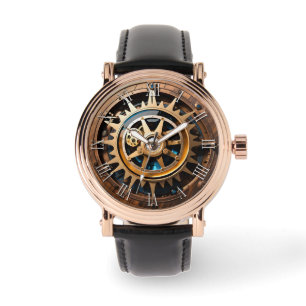 Steampunk Art cogs & gears men's watch 5