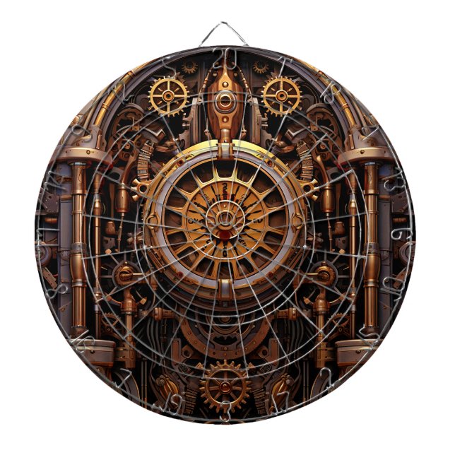 Steampunk Art Dartboard (Front)