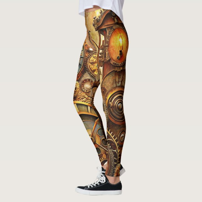 Steampunk Art Leggings (Left)