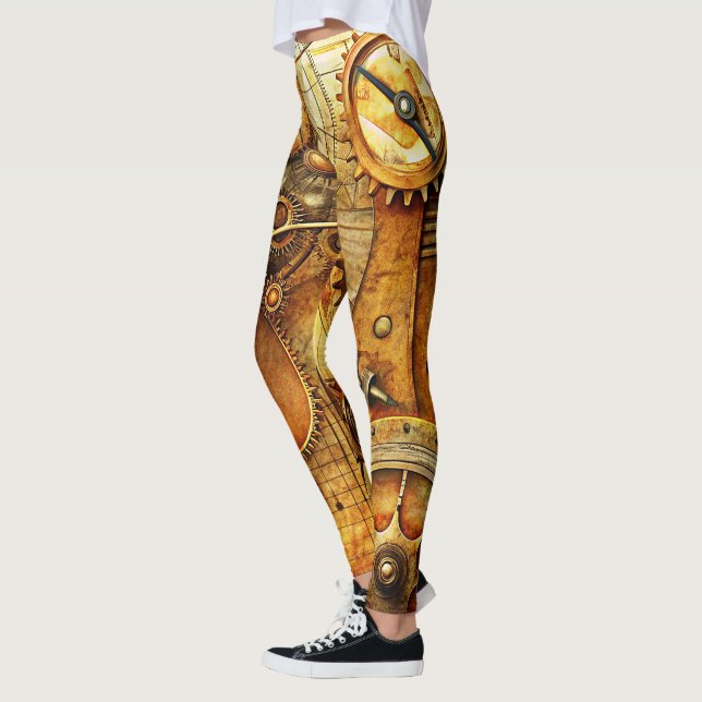 Steampunk Art Leggings (Left)