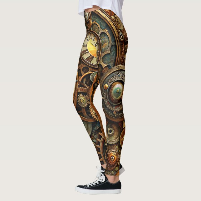 Steampunk Art Leggings (Left)