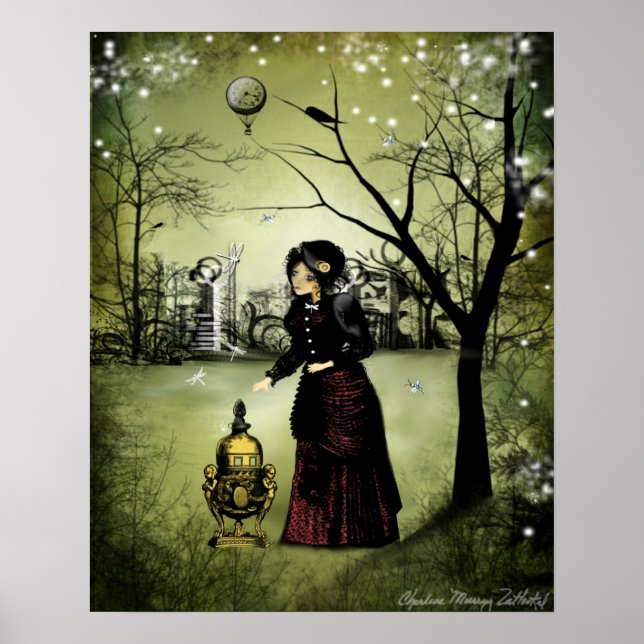 Steampunk Art Poster - At The End of the Day (Front)