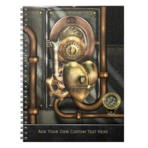 Steampunk At Heart Notebook