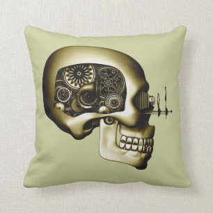 Steampunk Automaton #1D Cushion