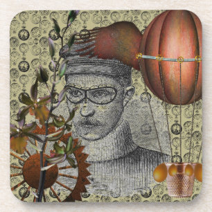 Steampunk Aviator Drink Coasters