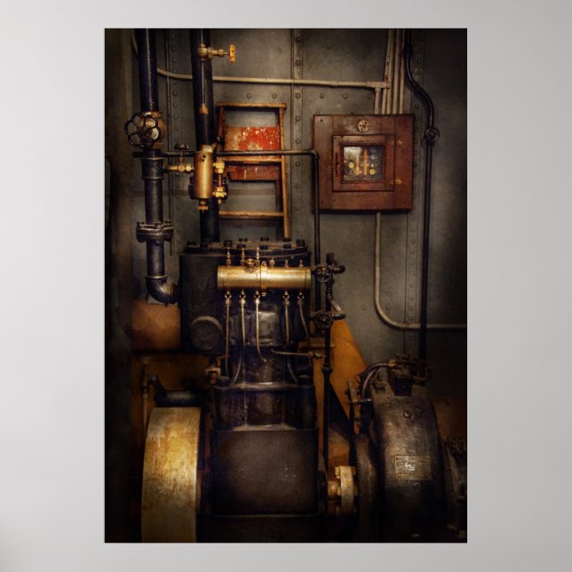 Steampunk - Back in the engine room Poster (Front)