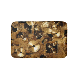 Steampunk Bath Mat