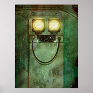 Steampunk - Be Happy Poster