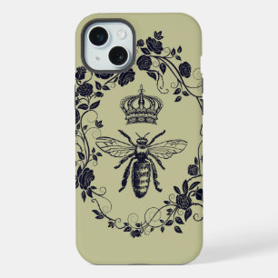 steampunk beekeeper boss lady bee queen crown iPhone 15 plus case