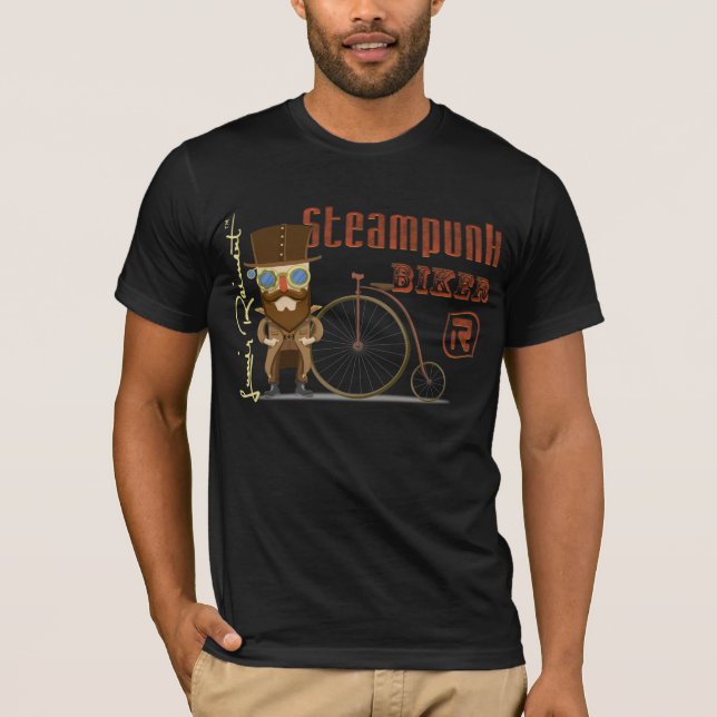 Steampunk biker T-Shirt (Front)
