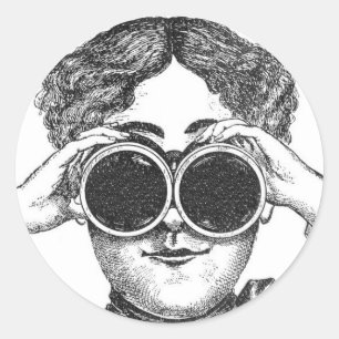 Steampunk Binoculars Sticker