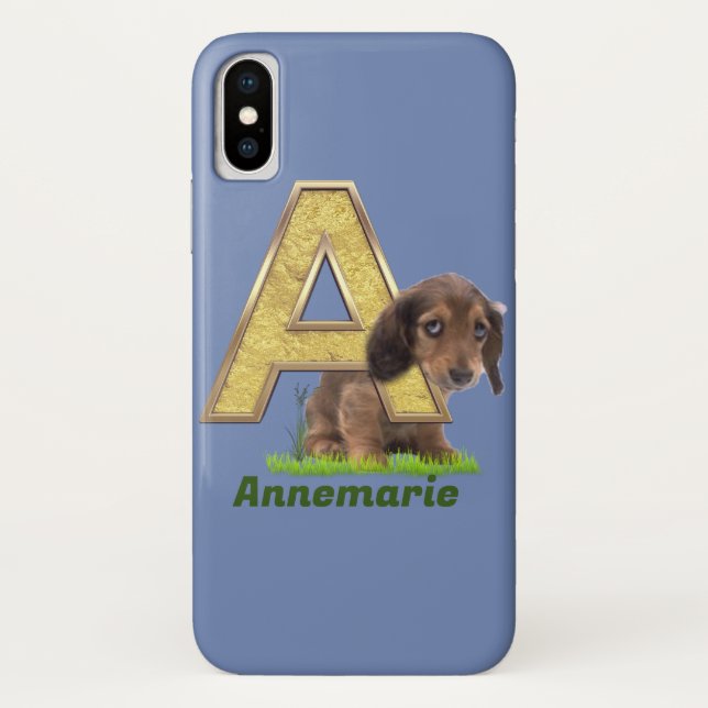 Steampunk birthday letter A Case-Mate iPhone Case (Back)