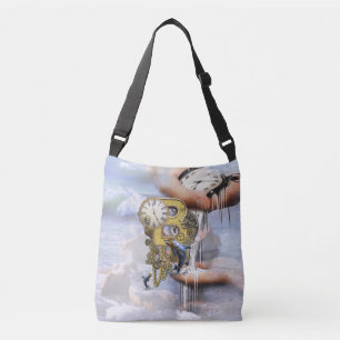 Steampunk birthday letter B Crossbody Bag